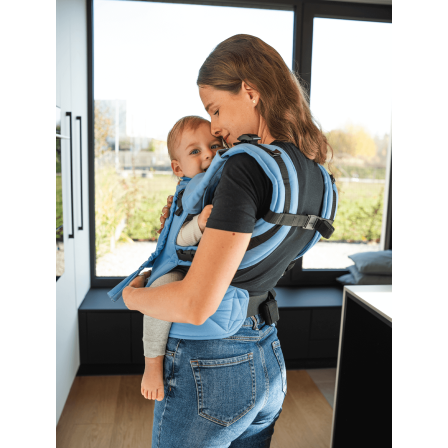Be Lenka Mini Unicolor Airy Blue  - Слингова ергономична раница