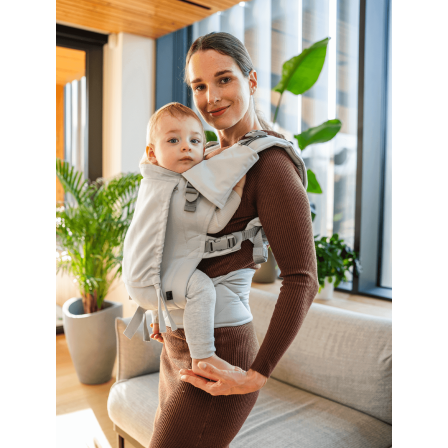 Be Lenka Mini Unicolor Light Grey  - Слингова ергономична раница