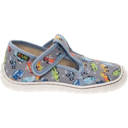Fare Bare Slippers Cars Velcro Fare Bare Slippers Cars Velcro
