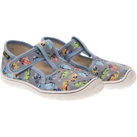 Fare Bare Slippers Cars Velcro Fare Bare Slippers Cars Velcro