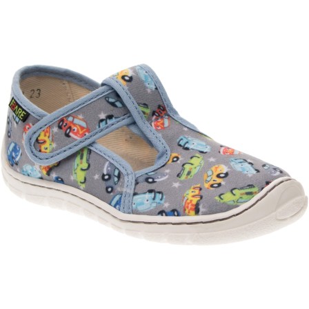 Fare Bare Slippers Cars Velcro Fare Bare Slippers Cars Velcro