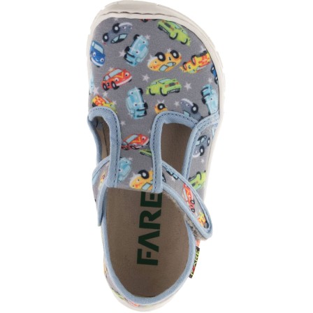 Fare Bare Slippers Cars Velcro Fare Bare Slippers Cars Velcro