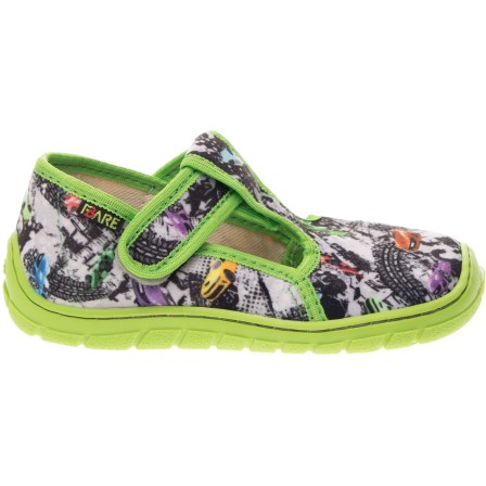 Fare Bare Slippers Green Cars Fare Bare Slippers Green Cars