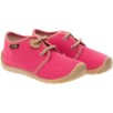 Fare Bare Textile shoes Pink with laces