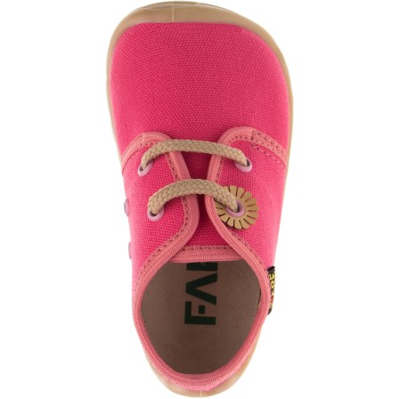 Fare Bare Textile shoes Pink with laces Fare Bare Textile shoes Pink with laces
