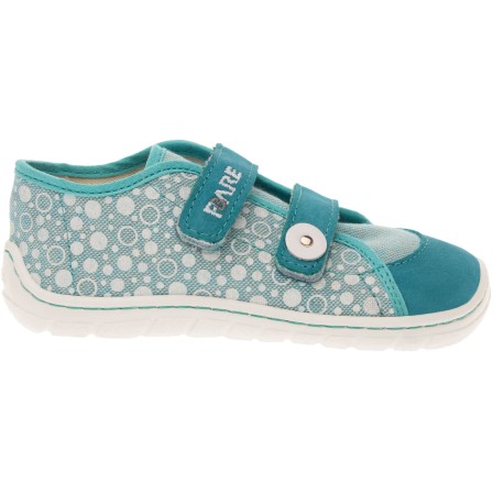 Fare Bare Textile shoes Blue Circles Fare Bare Textile shoes Blue Circles