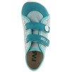 Fare Bare Textile shoes Blue Circles Fare Bare Textile shoes Blue Circles