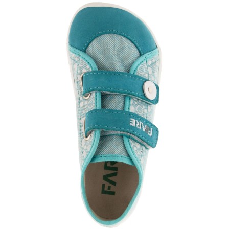 Fare Bare Textile shoes Blue Circles Fare Bare Textile shoes Blue Circles