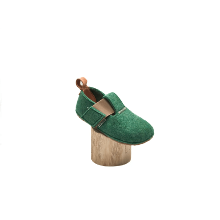 Pegres Barefoot Slippers BF05U green wool Pegres Barefoot Slippers BF05U green wool