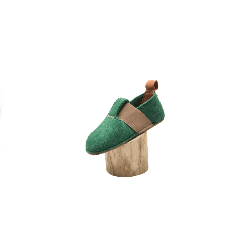 Pegres Barefoot Slippers BF05U green wool Pegres Barefoot Slippers BF05U green wool