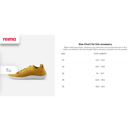Reima Astelu Dark Mango Barefoot shoes