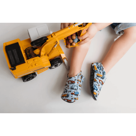 Snugi CONSTRUCTION TRUCKS Classic Slippers